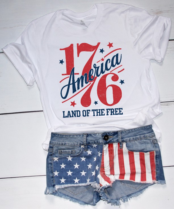 1776 America Color T-Shirt