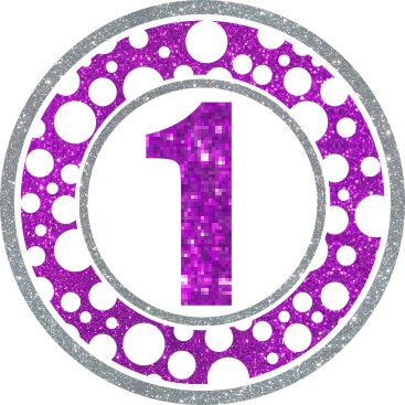 Glitter Circle Birthday Shirt