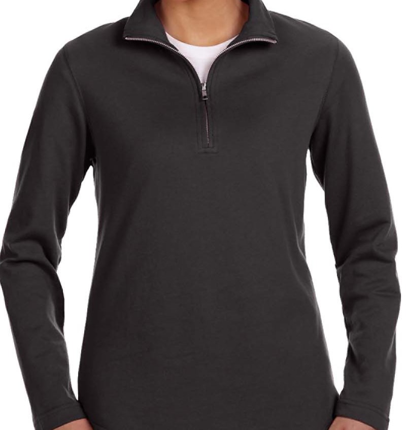 LAT 3764 Ladies' QuarterZip Pullover