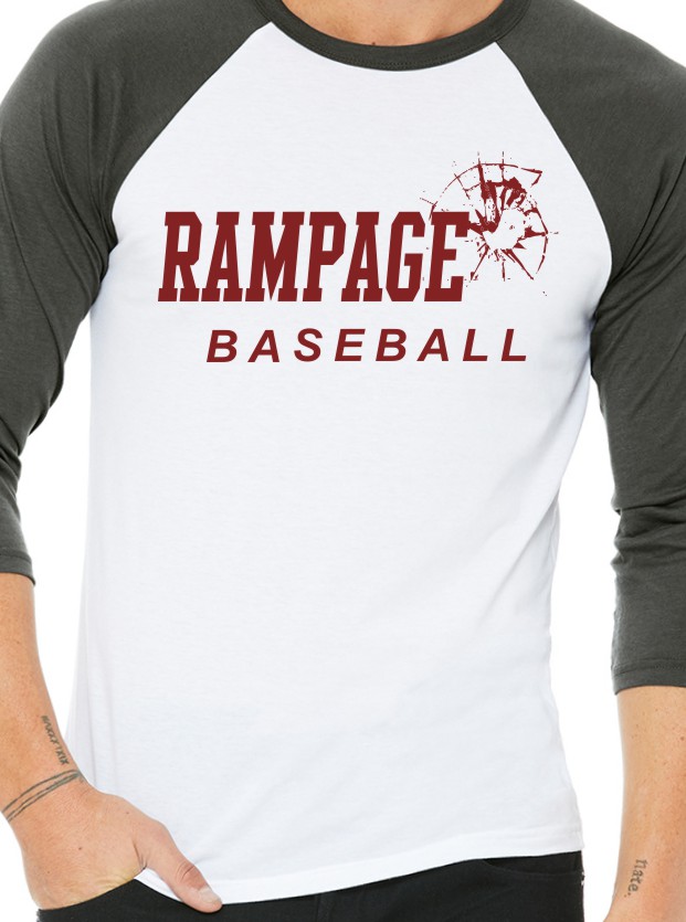 Rampage 1 Baseball Tee 2