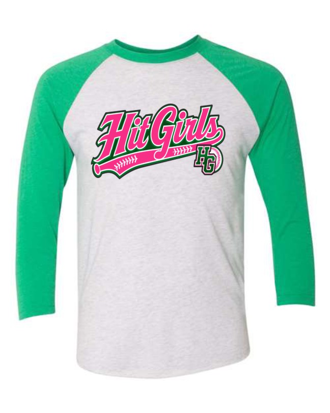 Baseball Adult Hit Girls Tee
