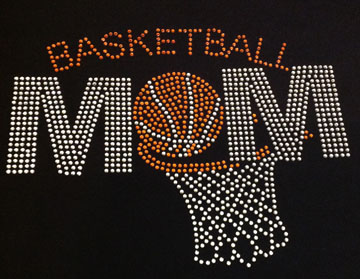 Basketball Mom Rhinestone T-Shirt
