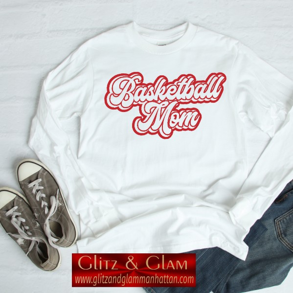 Basketball Mom Outline