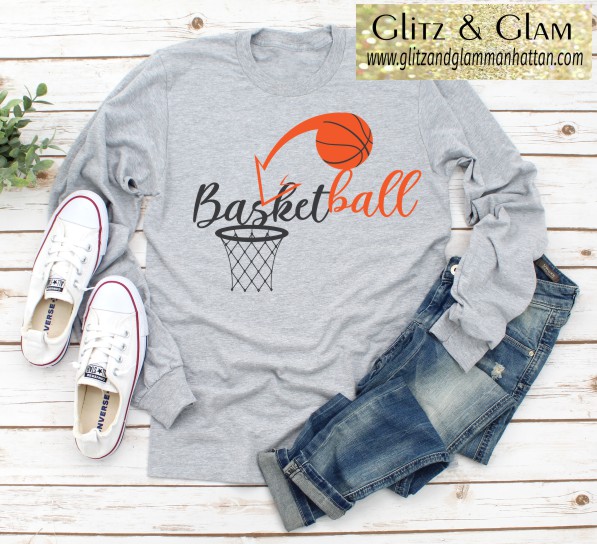 Shooting Hoops Basketball T-Shirt