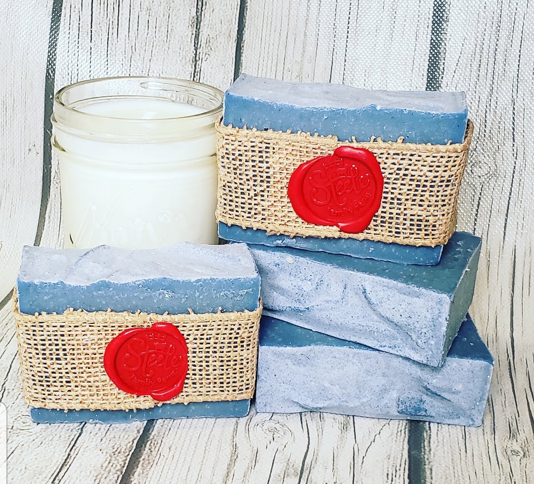 Goat Milk Soap- Billy Goat Blue Moon