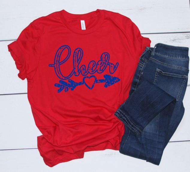 Rams Distressed Cheer