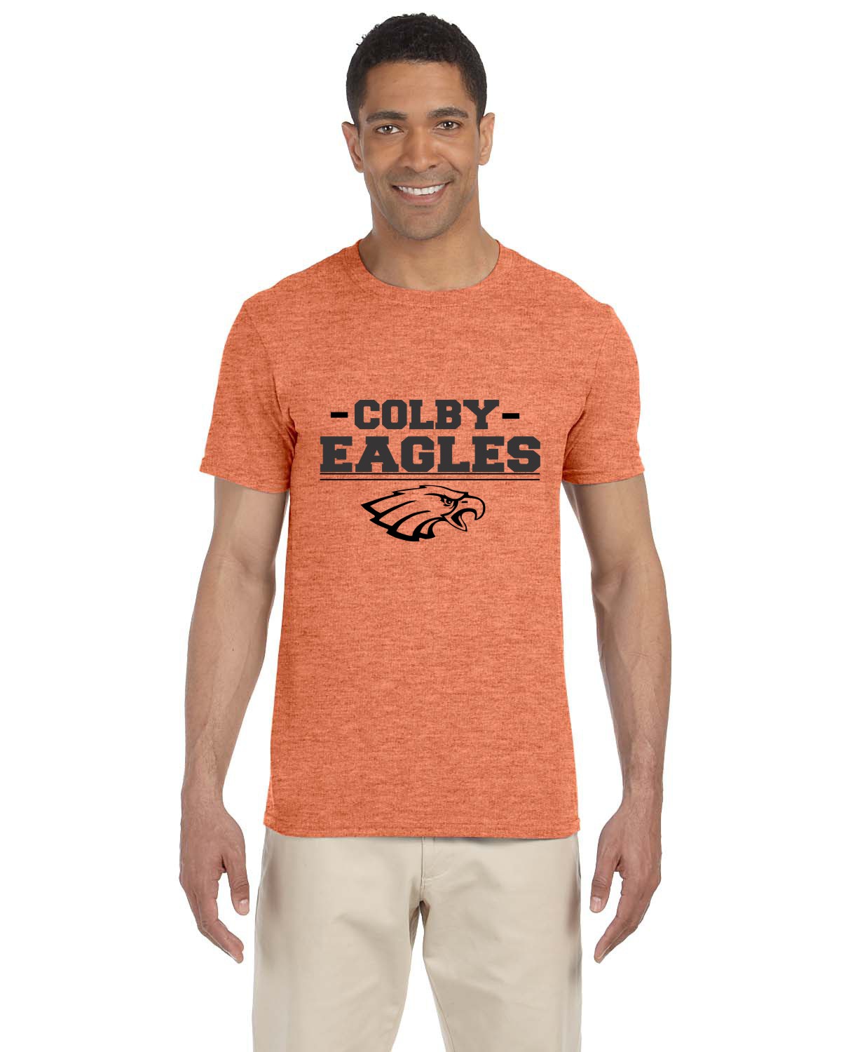 Colby Mens Gildan Vinyl HeatherT-Shirt