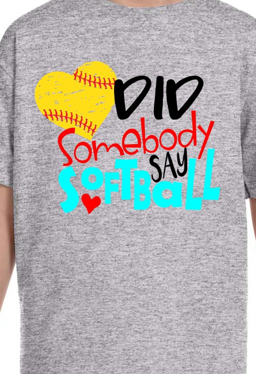 Girls Did Somebody Say Softball