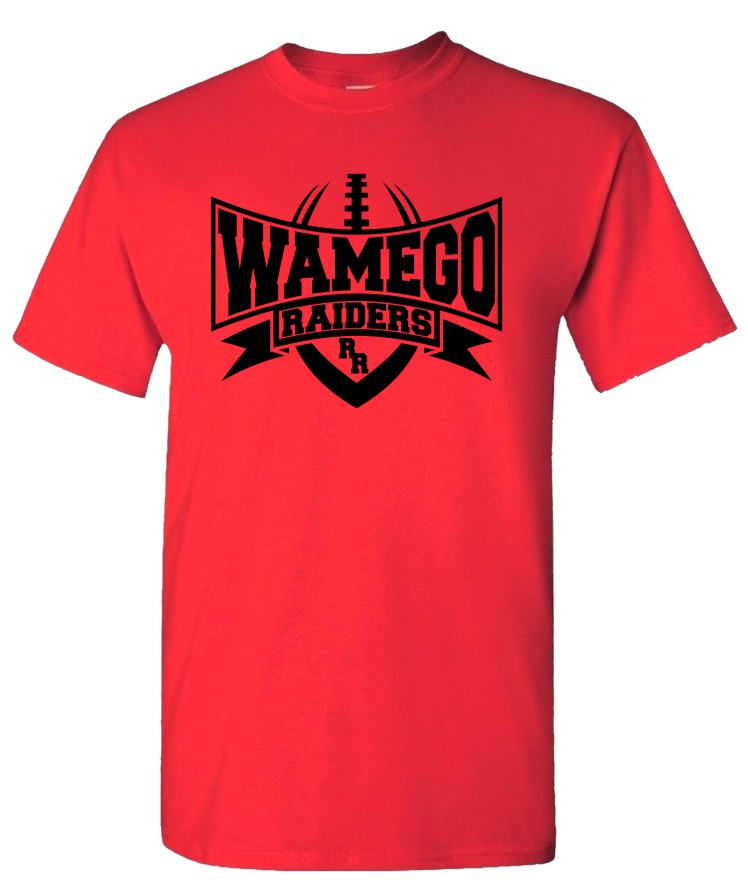 Wamego Gildan RR Football T-Shirt