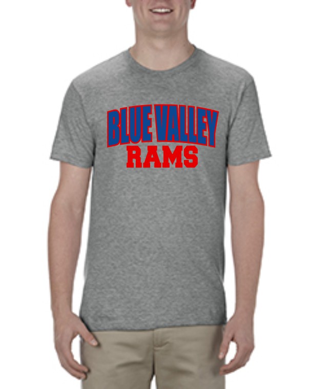 Rams Men's Soft Style Blue Valley T-Shirt