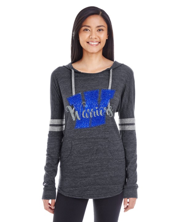Warrior Blue Holloway Hoodie Glitter W