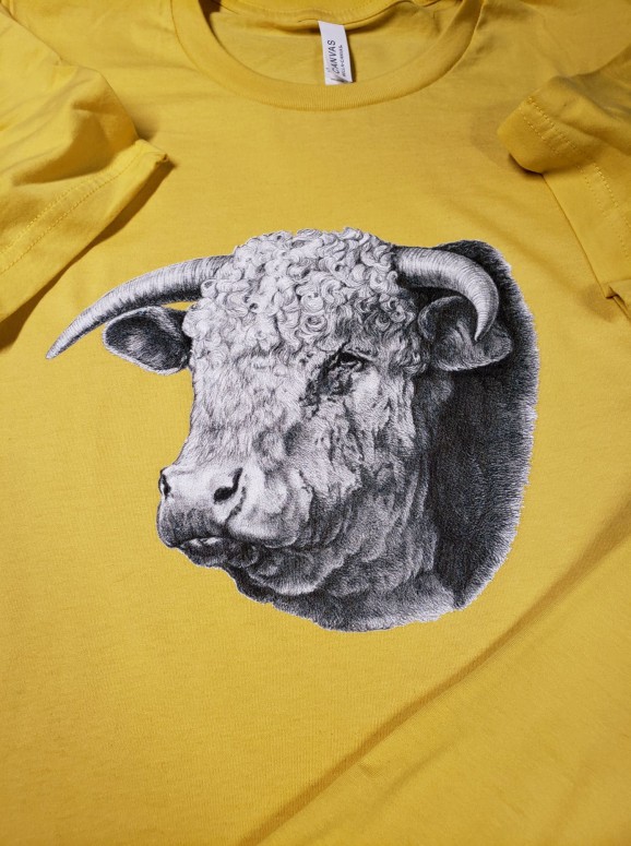 Hereford Bull Printed T-Shirt