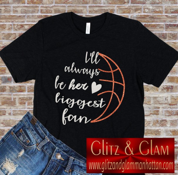 I'll Be Her Biggest Fan Glitter Shirt