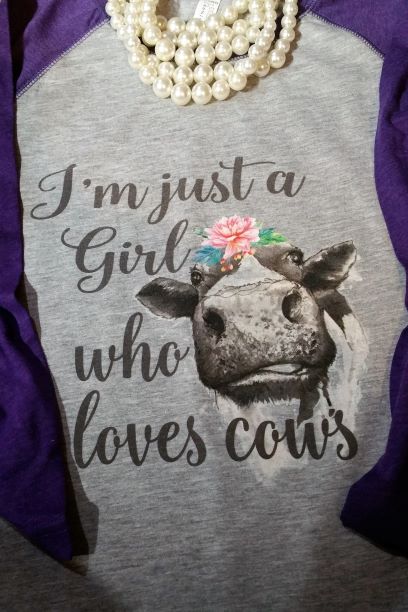 Just a Girl Who Loves Cows Tee
