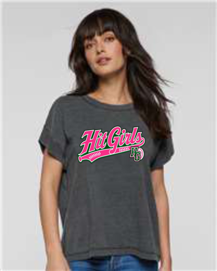 Ladies Hit Girls Washed Tee 1