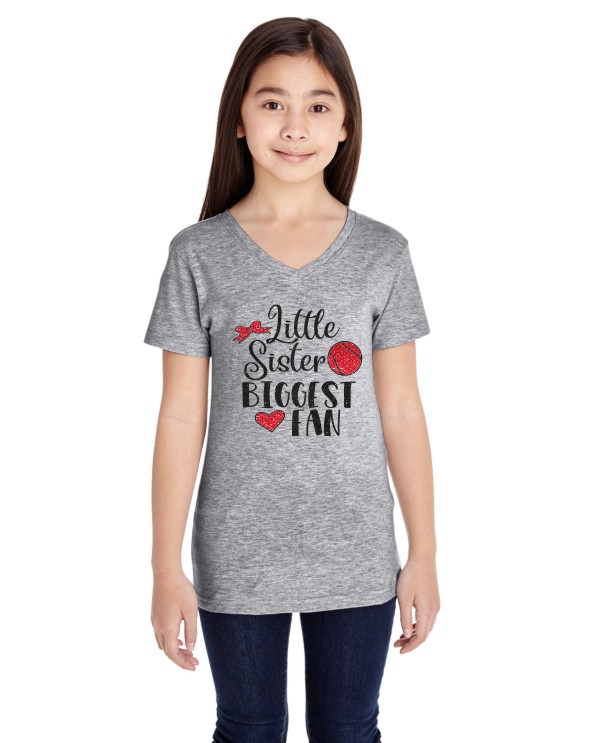 Girls Glitter Little Sister Biggest Fan