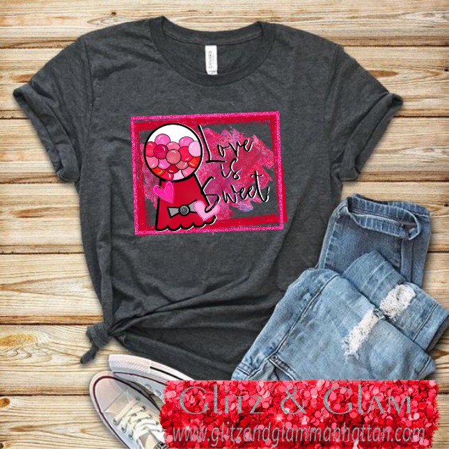 Love is Sweet Printed T-Shirt