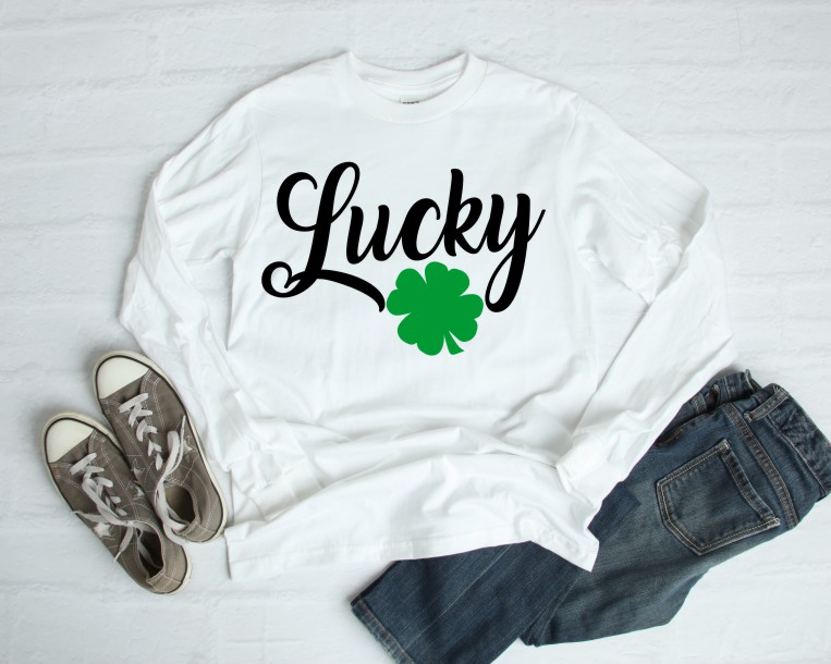 Lucky Long Sleeve St. Patrick's T-Shirt