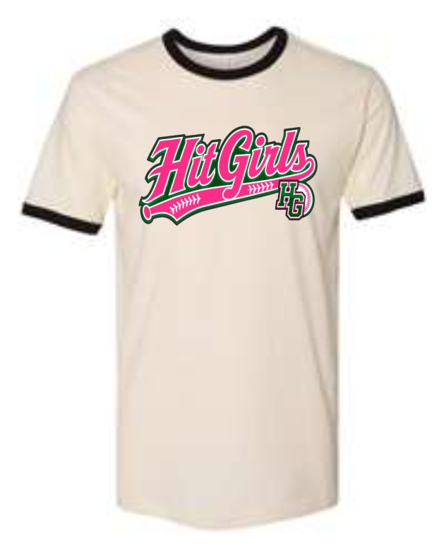 Adult Hit Girls Next Level Ringer Tee 1