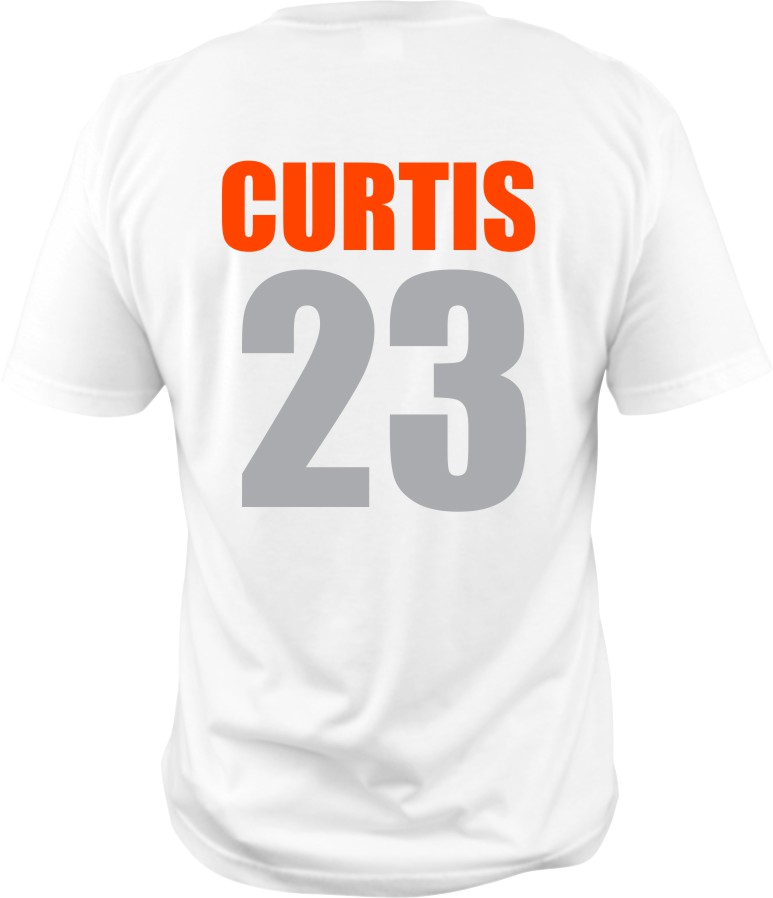 Thunder Half Basketball in Vinyl on White