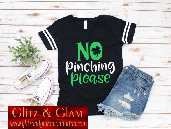 No Pinching Jersey Style Tee
