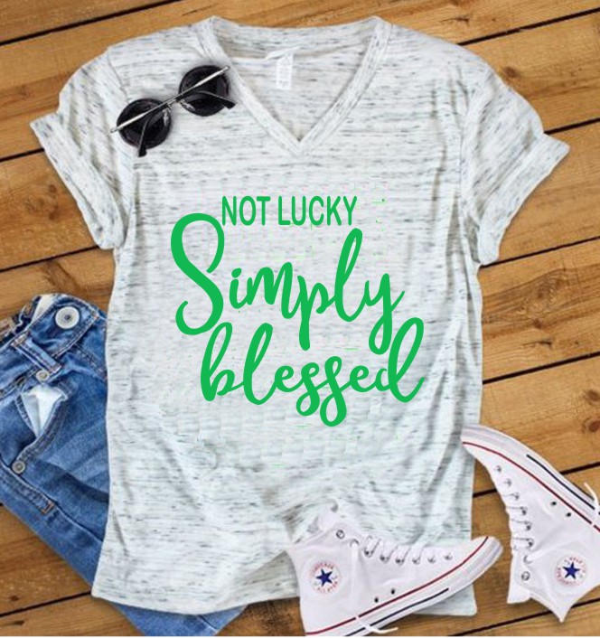 NOT LUCKY Simply Blessed Tee
