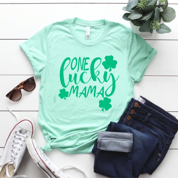 One Lucky Mom St. Patrick's Day T-Shirt