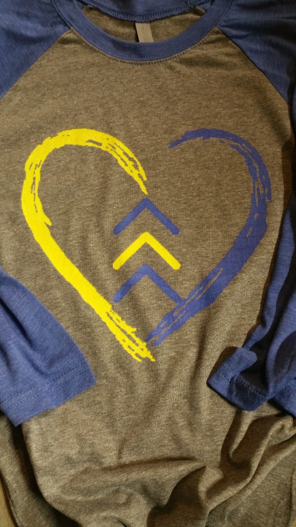 Printed Downs Syndrome Baseball Tee