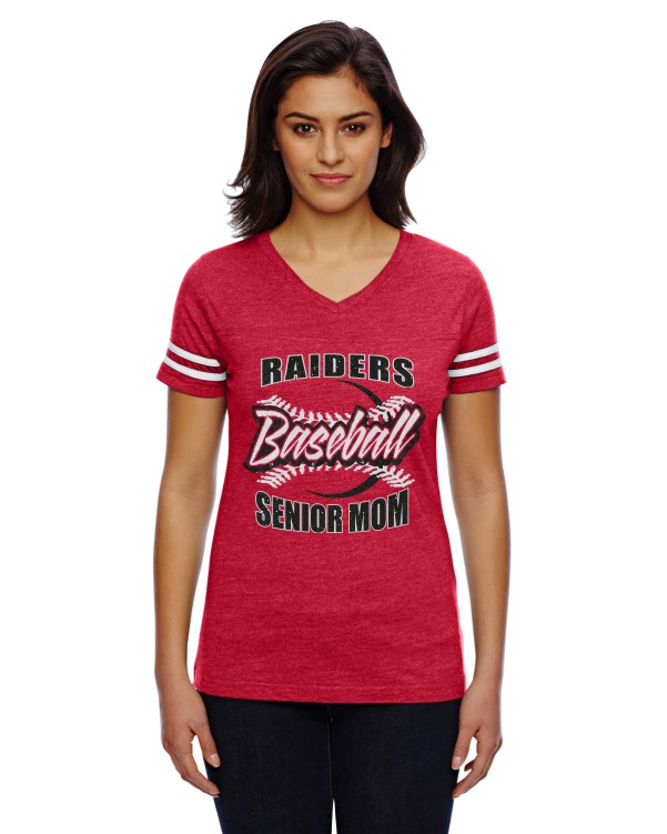 Glitter LAT Ladies' Football Fine Jersey T-Shirt