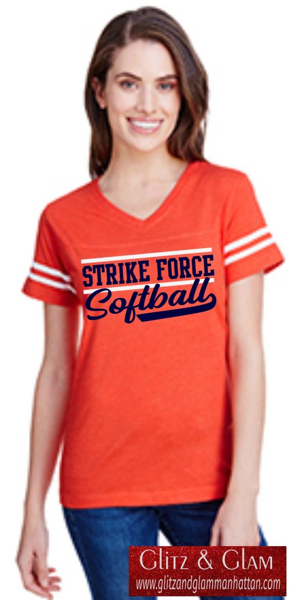 Strike Force on Jersey Style Tee
