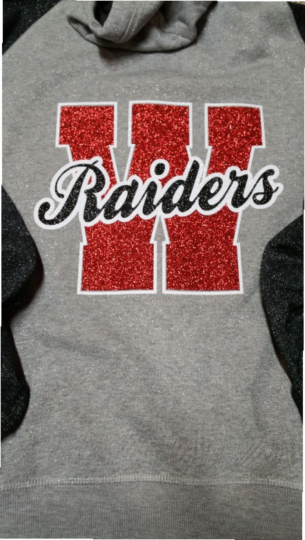 Wamego Glitter Zip Hoodie