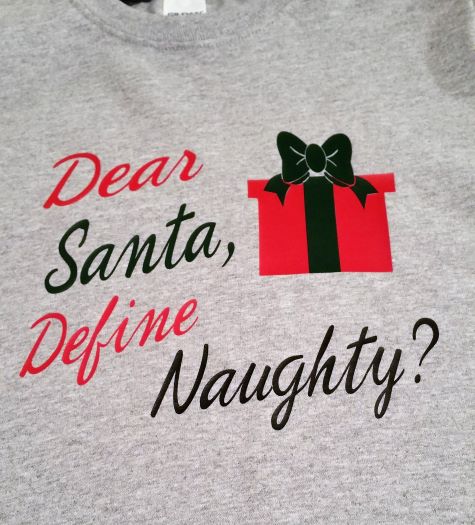 Dear Santa Define Naughty Kids Shirt